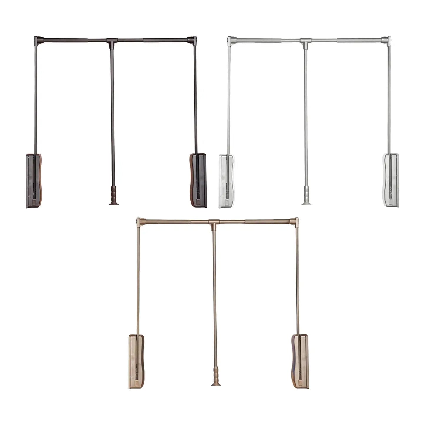 Pull-Down Closet Rod (Adjustable Width, Hydraulic Lift)