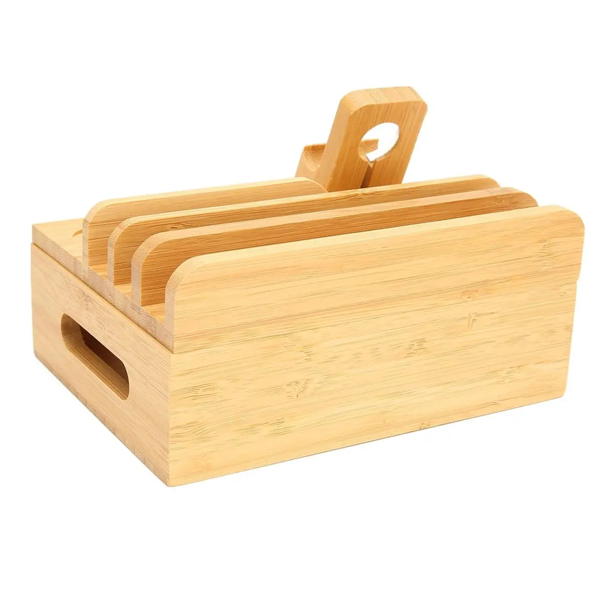Bamboo Charging Station (Phone, Tablet & Watch)
