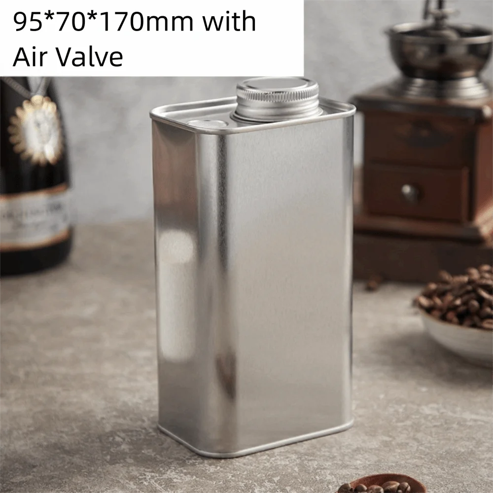 Airtight Coffee Box; Bean Storage Canister (Sealed, Food-Grade)