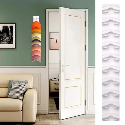 10-Grid Wall-Mounted Hat Rack (Space-Saving Cap Organizer)