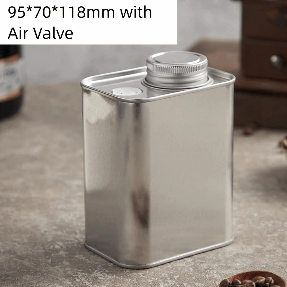 Airtight Coffee Box; Bean Storage Canister (Sealed, Food-Grade)