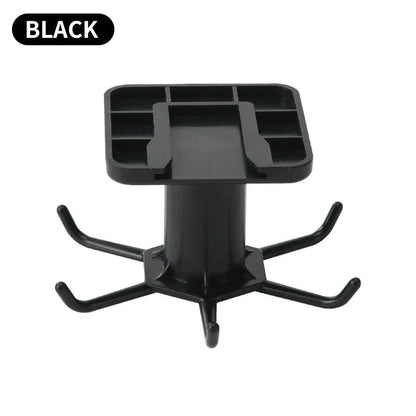 Adhesive Rotating Kitchen Hook Rack (6 Hooks, No-Drill)