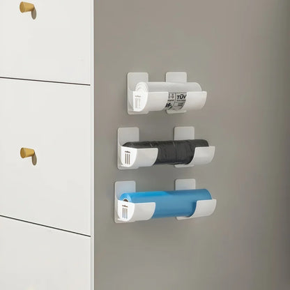 Wall-Mounted Wrap & Bag Rack (3-Pack)