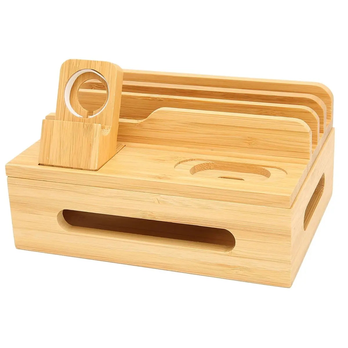 Bamboo Charging Station (Phone, Tablet & Watch)