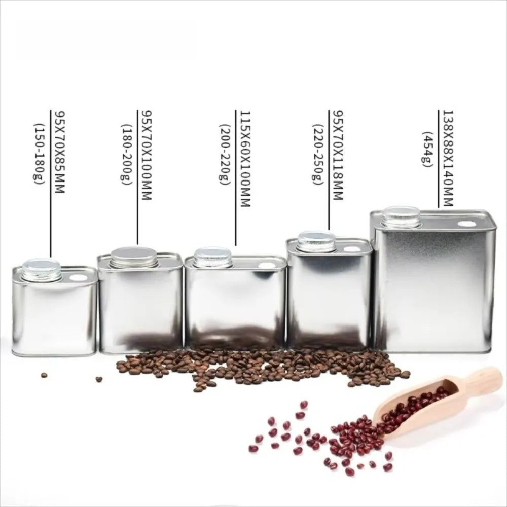 Airtight Coffee Box; Bean Storage Canister (Sealed, Food-Grade)