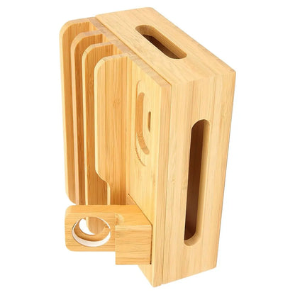 Bamboo Charging Station (Phone, Tablet & Watch)