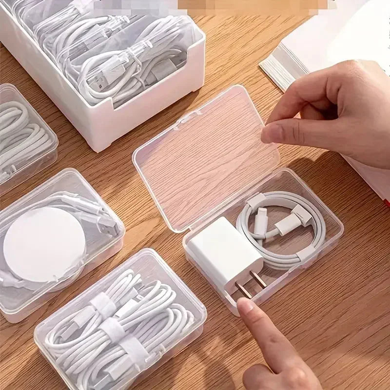 Cable Organizer Box (Desktop Cord Winder)