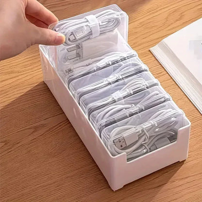 Cable Organizer Box (Desktop Cord Winder)