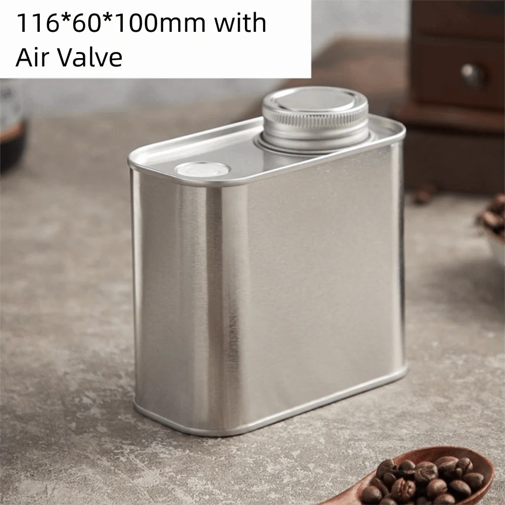 Airtight Coffee Box; Bean Storage Canister (Sealed, Food-Grade)