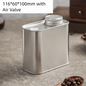 Airtight Coffee Box; Bean Storage Canister (Sealed, Food-Grade)