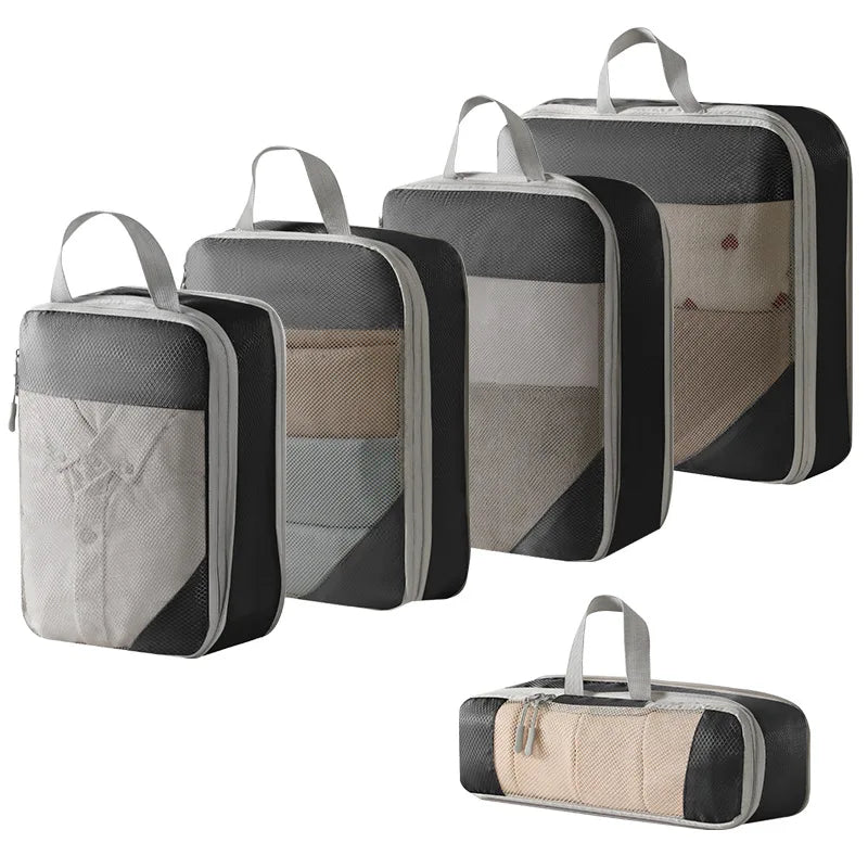 Compression Packing Cubes (Expandable Travel Set)