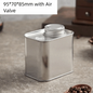 Airtight Coffee Box; Bean Storage Canister (Sealed, Food-Grade)