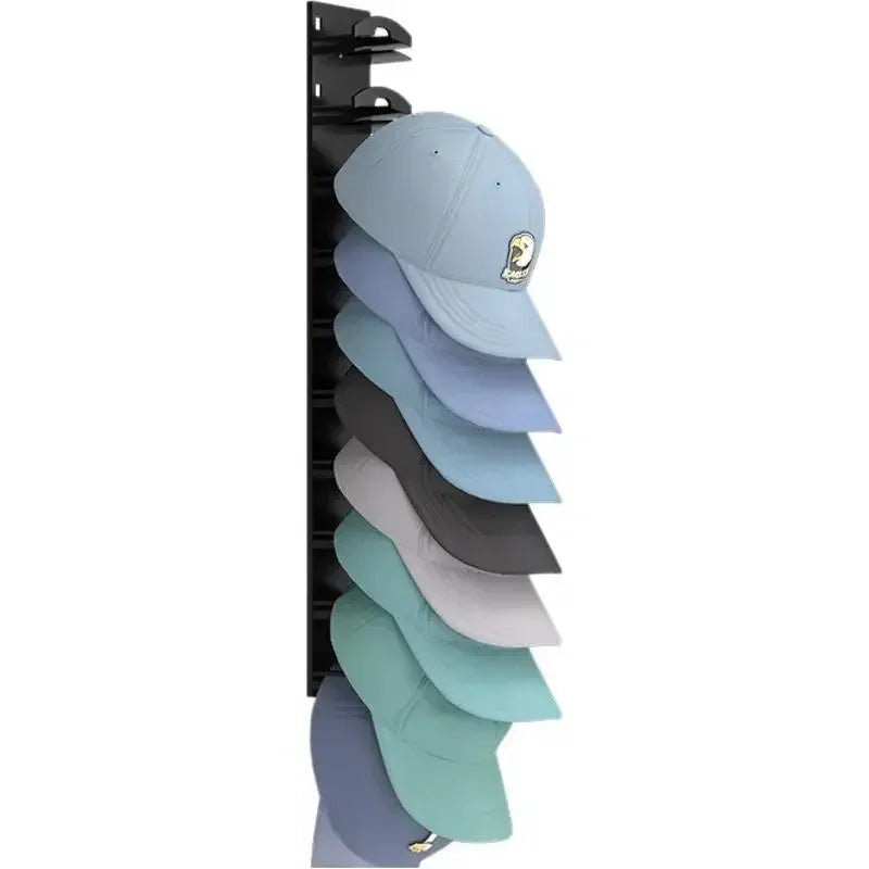 10-Grid Wall-Mounted Hat Rack (Space-Saving Cap Organizer)