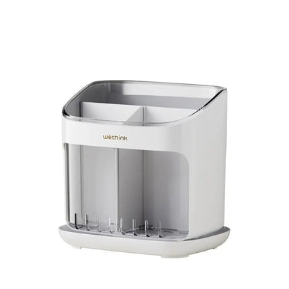 Chopstick Holder; Utensil Storage Caddy (Detachable Drainage Tray)