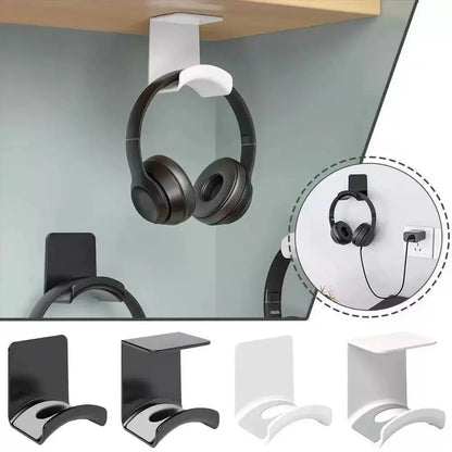 Adhesive Headphone Hook (Under-Desk Mount)