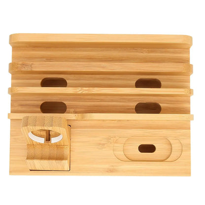 Bamboo Charging Station (Phone, Tablet & Watch)