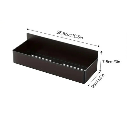 Magnetic Storage Rack (No-Drill, Kitchen Storage; Bathroom, 2 or 4-Pack)