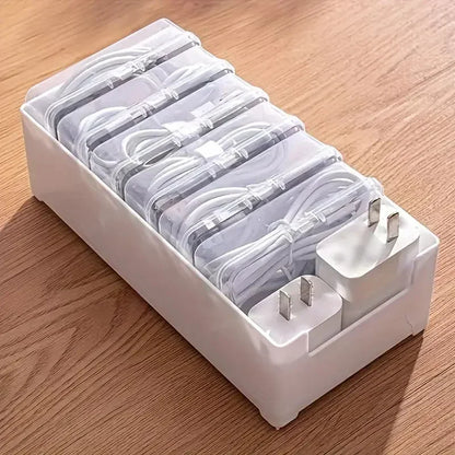 Cable Organizer Box (Desktop Cord Winder)