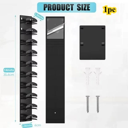10-Grid Wall-Mounted Hat Rack (Space-Saving Cap Organizer)