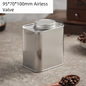 Airtight Coffee Box; Bean Storage Canister (Sealed, Food-Grade)