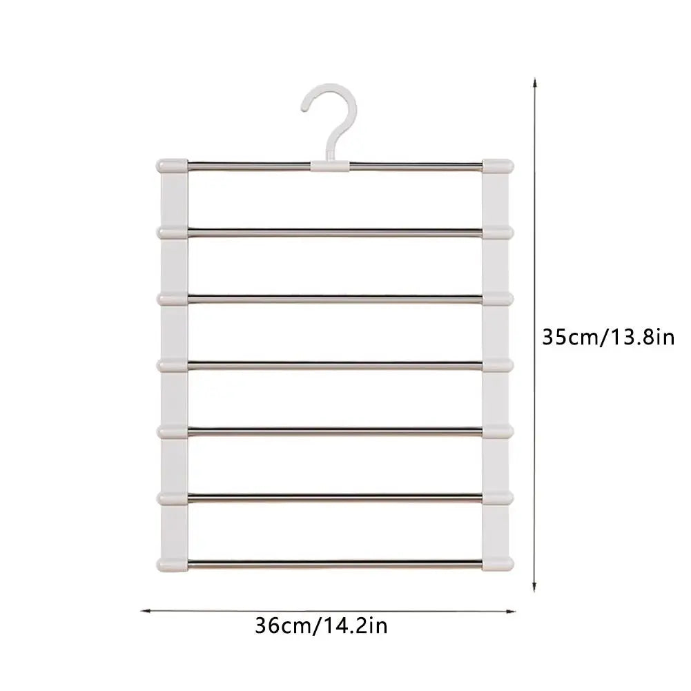 Multi-Layer Pants Hanger (Non-Slip Clips)