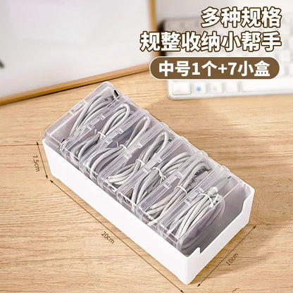 Cable Organizer Box (Desktop Cord Winder)