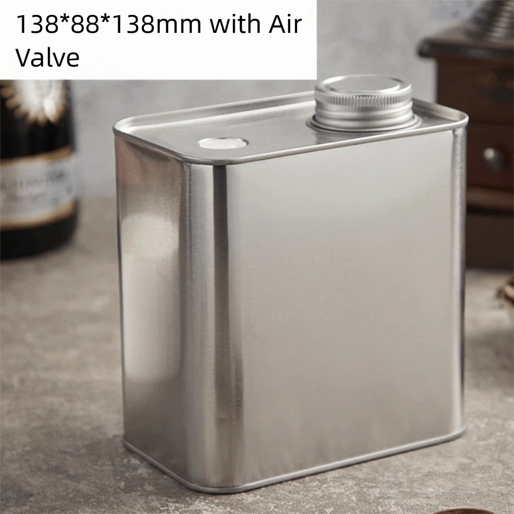 Airtight Coffee Box; Bean Storage Canister (Sealed, Food-Grade)