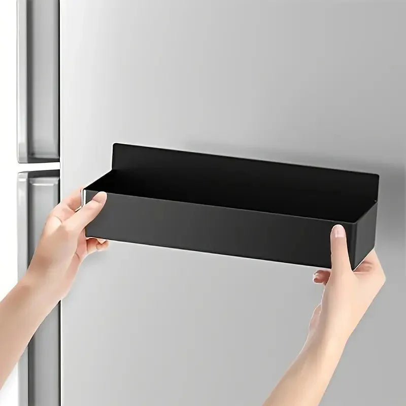 Magnetic Storage Rack (No-Drill, Kitchen Storage; Bathroom, 2 or 4-Pack)