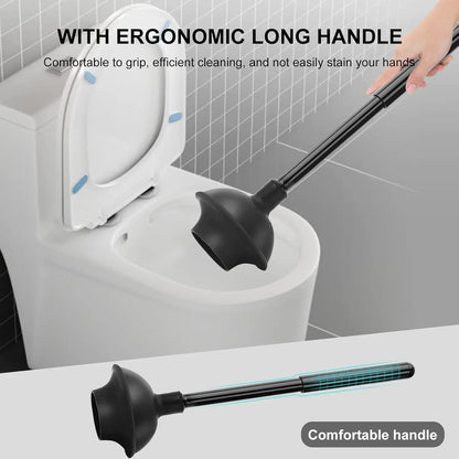 Toilet Brush & Plunger Set (Semi-Hidden Holder)