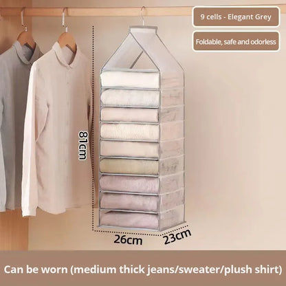 Hanging Closet Organizer (6-12 Compartments)