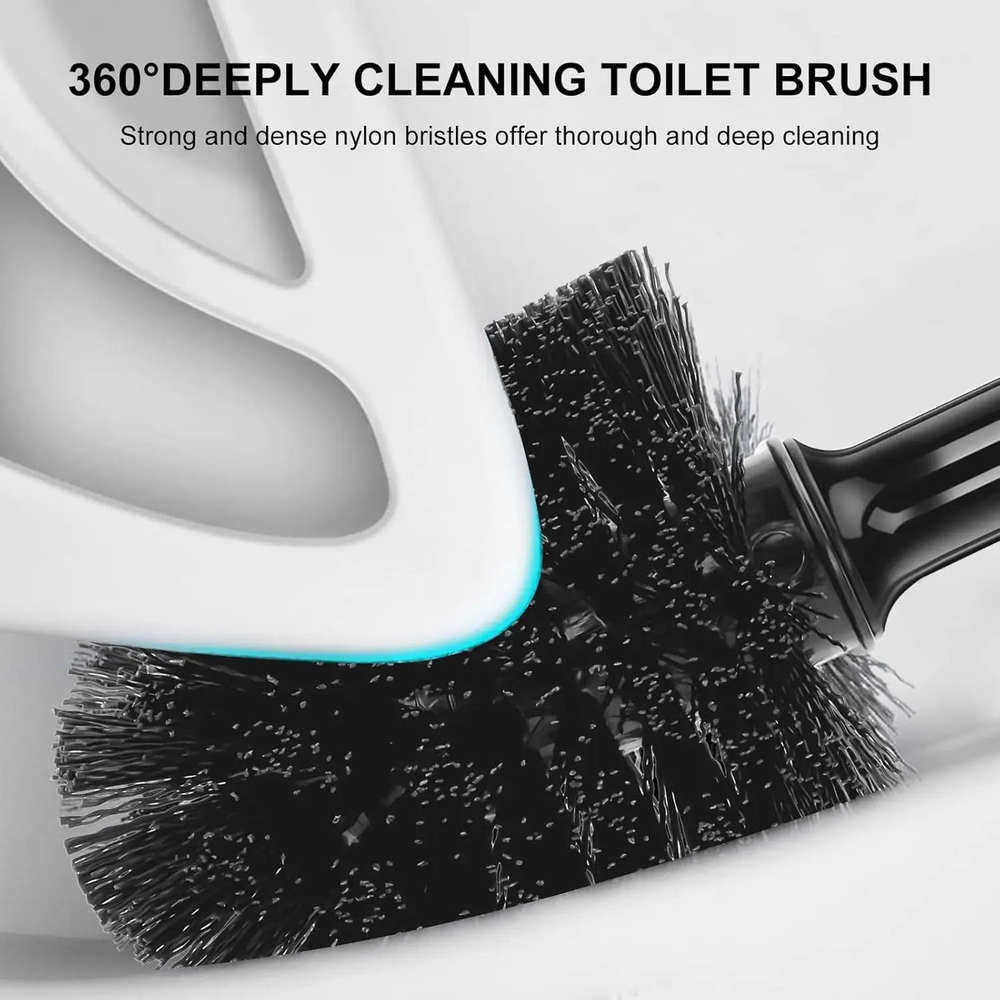Toilet Brush & Plunger Set (Semi-Hidden Holder)