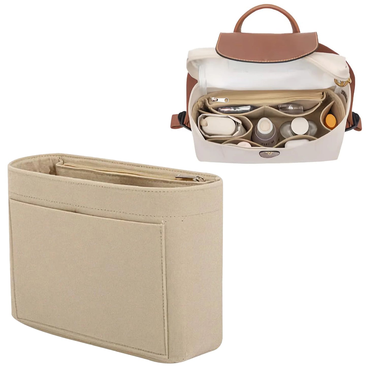 Felt Purse Organizer Insert (Multi-Pocket)