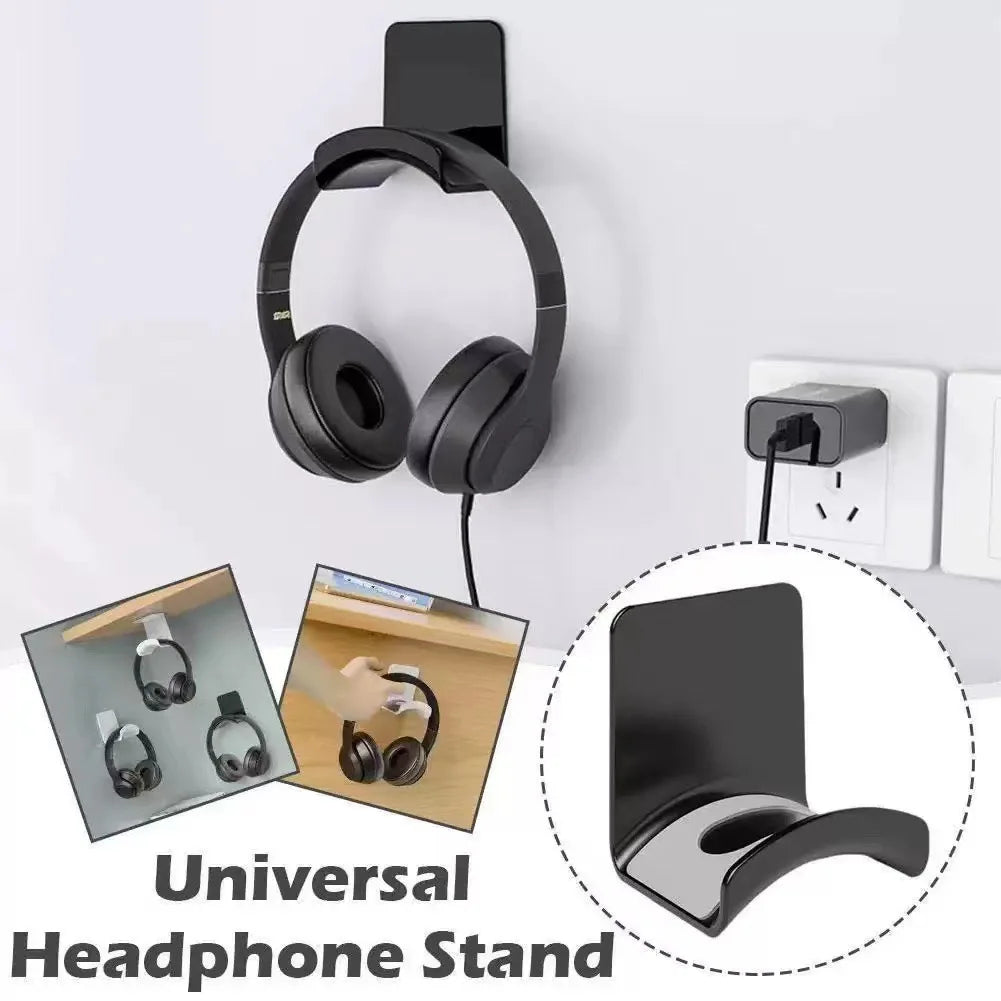 Adhesive Headphone Hook (Under-Desk Mount)