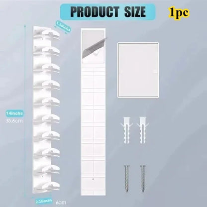 10-Grid Wall-Mounted Hat Rack (Space-Saving Cap Organizer)