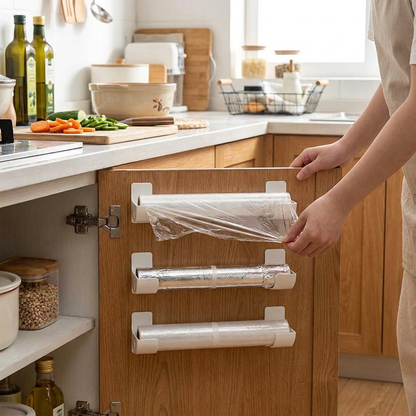 Kitchen Wall Mounted Storage Rack lifestyle
