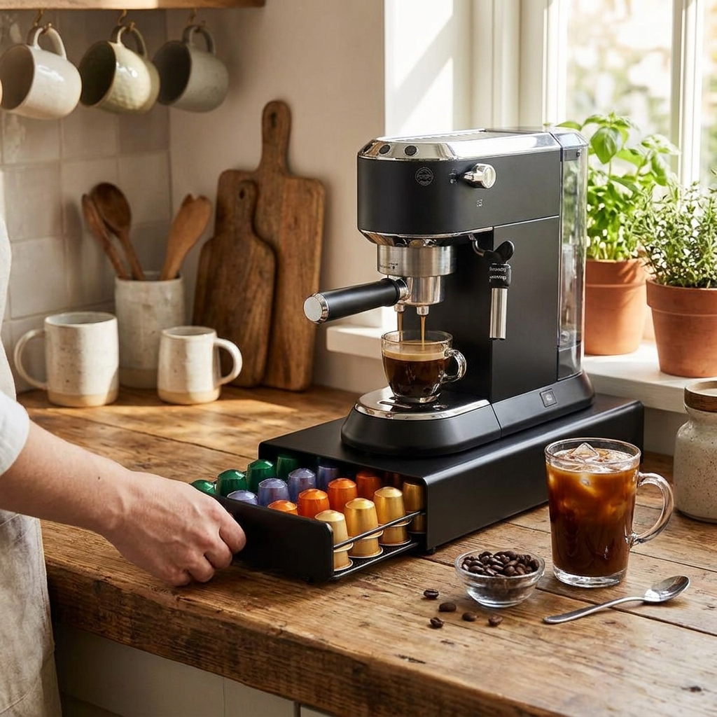 Nespresso Pods Drawer Holder lifestyle