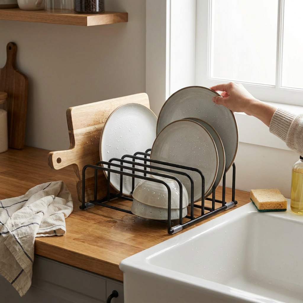 Cutting Board Storage Rack lifestyle